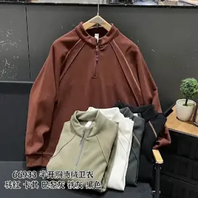 66933 Half Zip Collar Sweatshir...