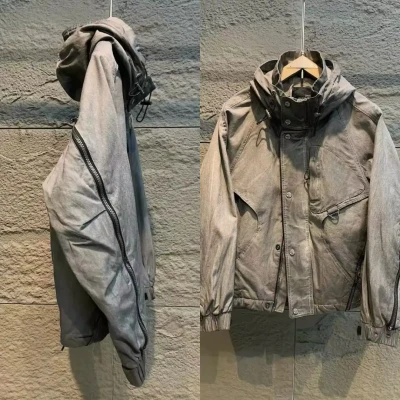 W676 Utility Zippered Pocket Ja...