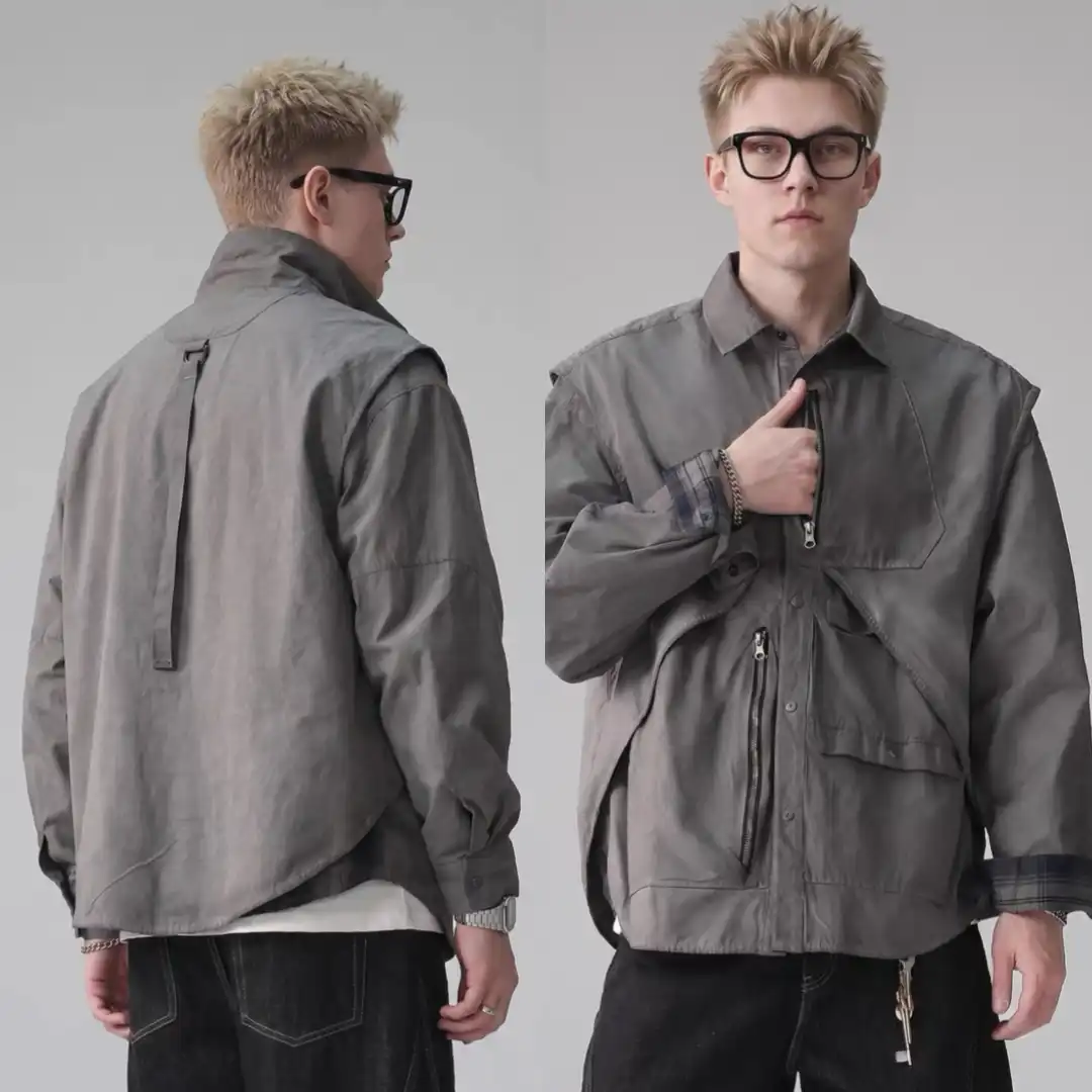 Product image of W191 Tactical Button Up Twill Vintage Washed Jacket