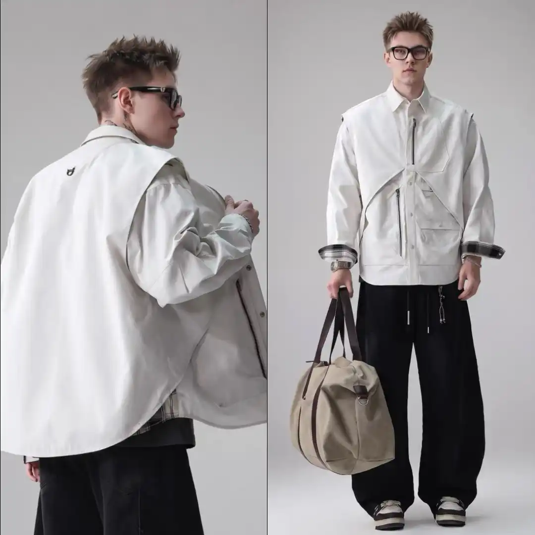 Product image of W191 Tactical Button Up Twill Vintage Washed Jacket