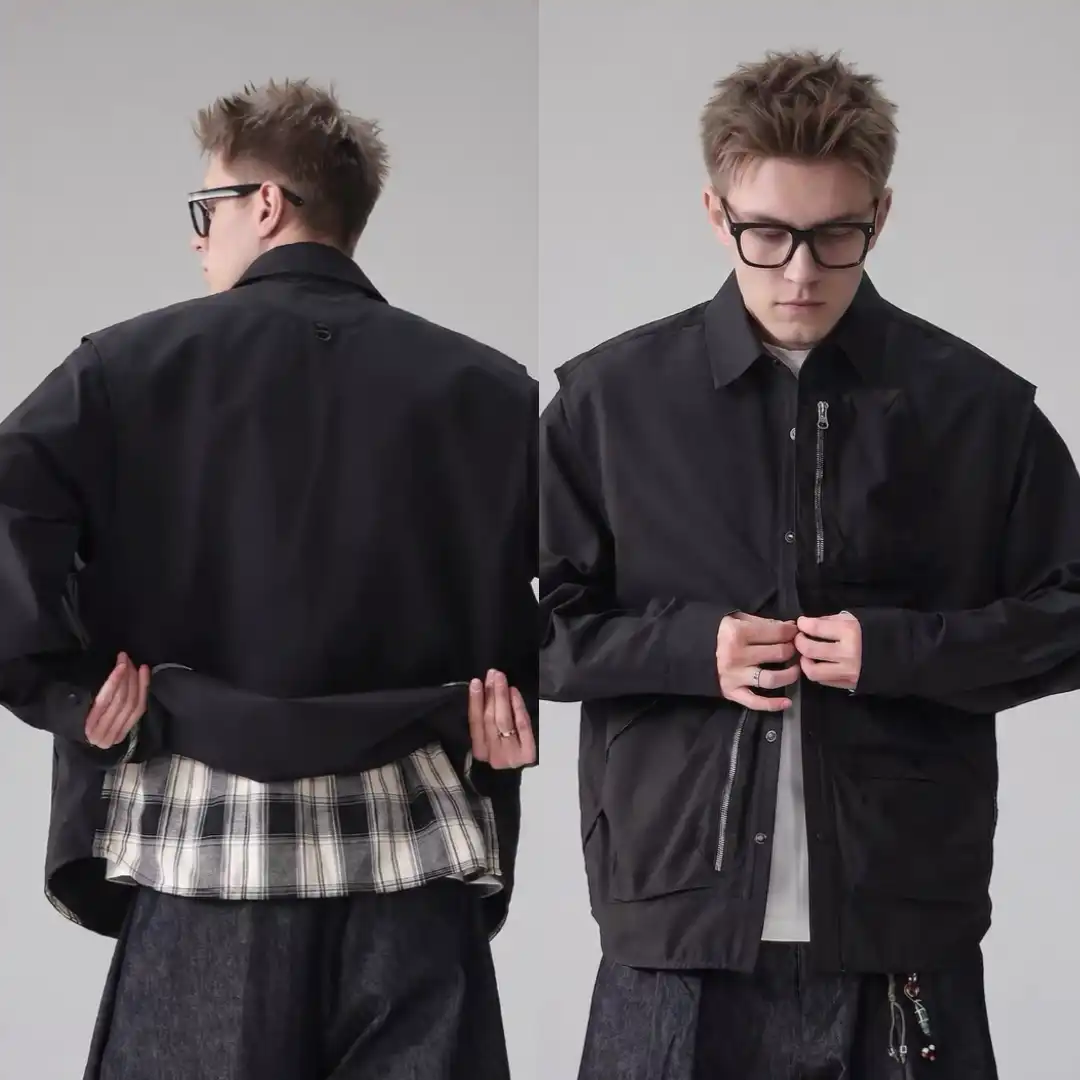 Product image of W191 Tactical Button Up Twill Vintage Washed Jacket