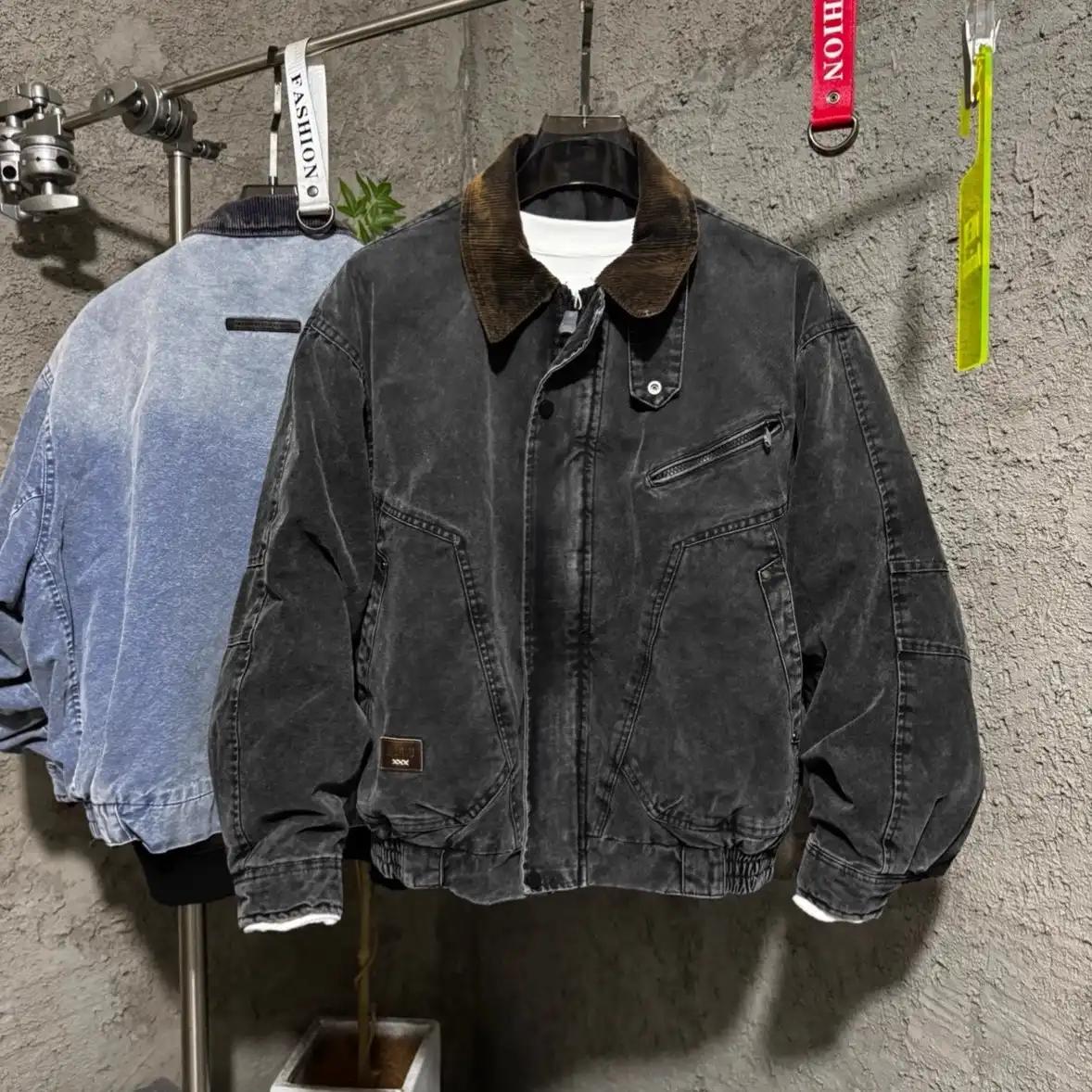 Product image of 5887 Collar Denim Jeans Work Wear Jacket
