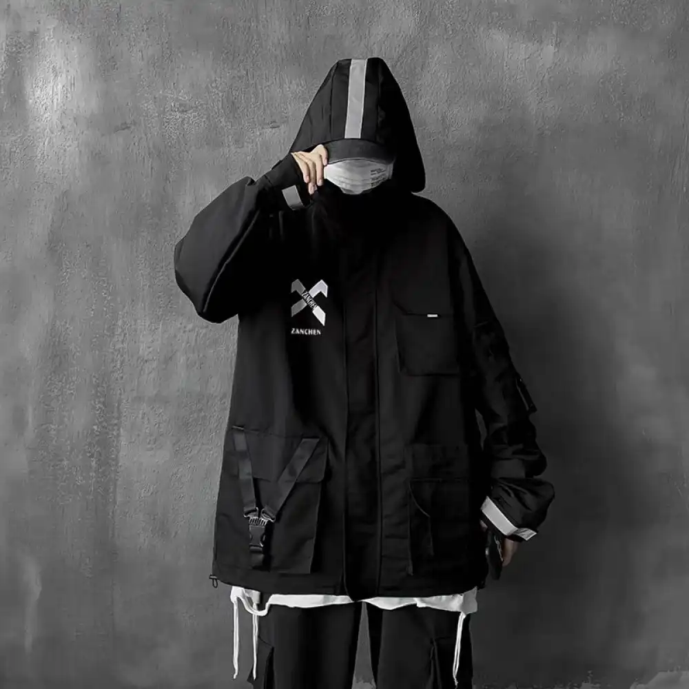Product image of K37 X Logo Tech Box Pocket Over Size Jacket