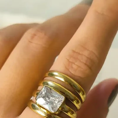 Mirrorball ring