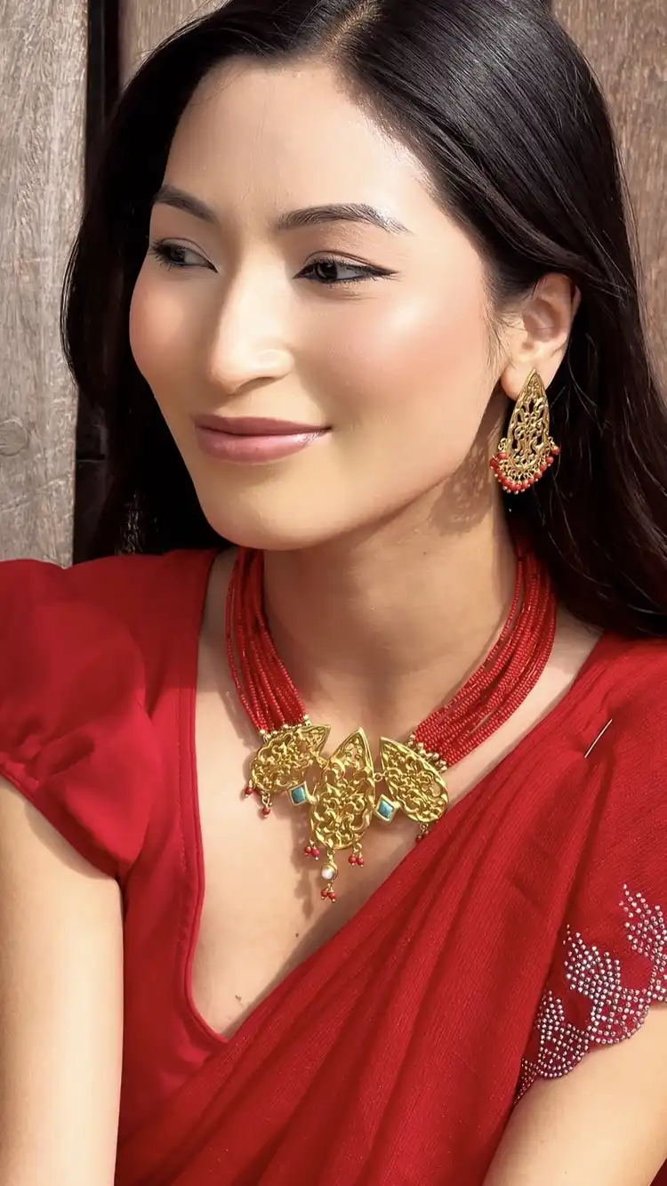 Product image of Aadhira Set (Red)