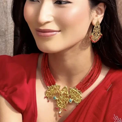 Aadhira Set (Red)