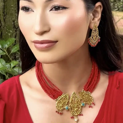Aadhira Set (Red)