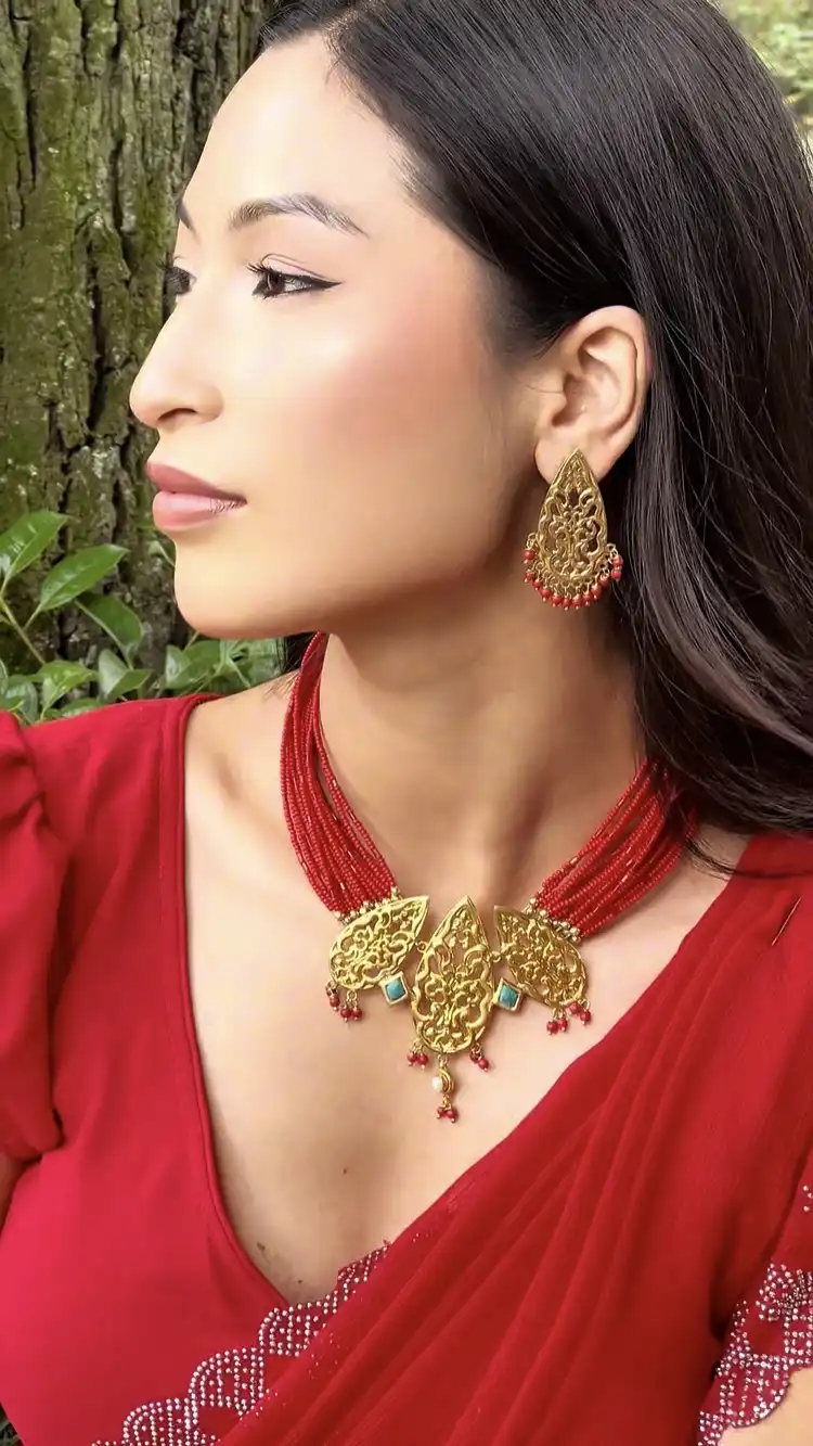 Product image of Aadhira Set (Red)