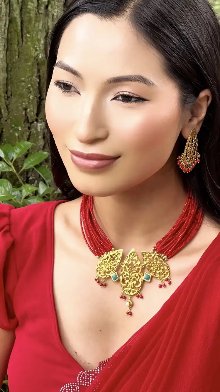 Product image of Aadhira Set (Red)