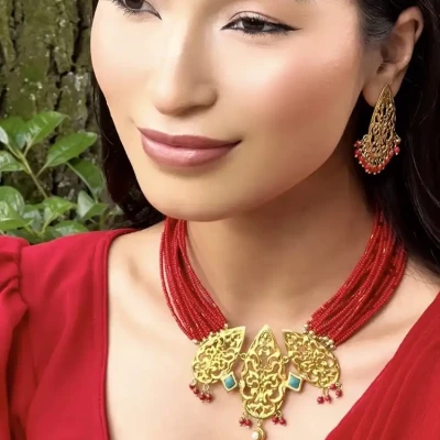Aadhira Set (Red)