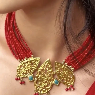 Aadhira Set (Red)