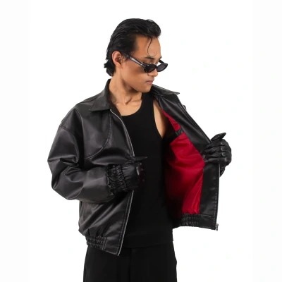 Faux Leather Jacket