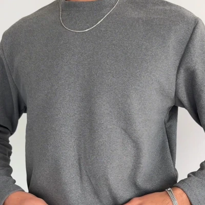 Mens Fleeced Full Sleeve tee