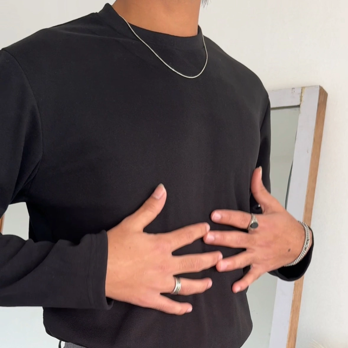 Product image of Mens Fleeced Full Sleeve tee