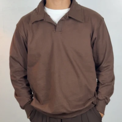 Collared Sweatshirt