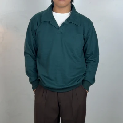 Collared Sweatshirt
