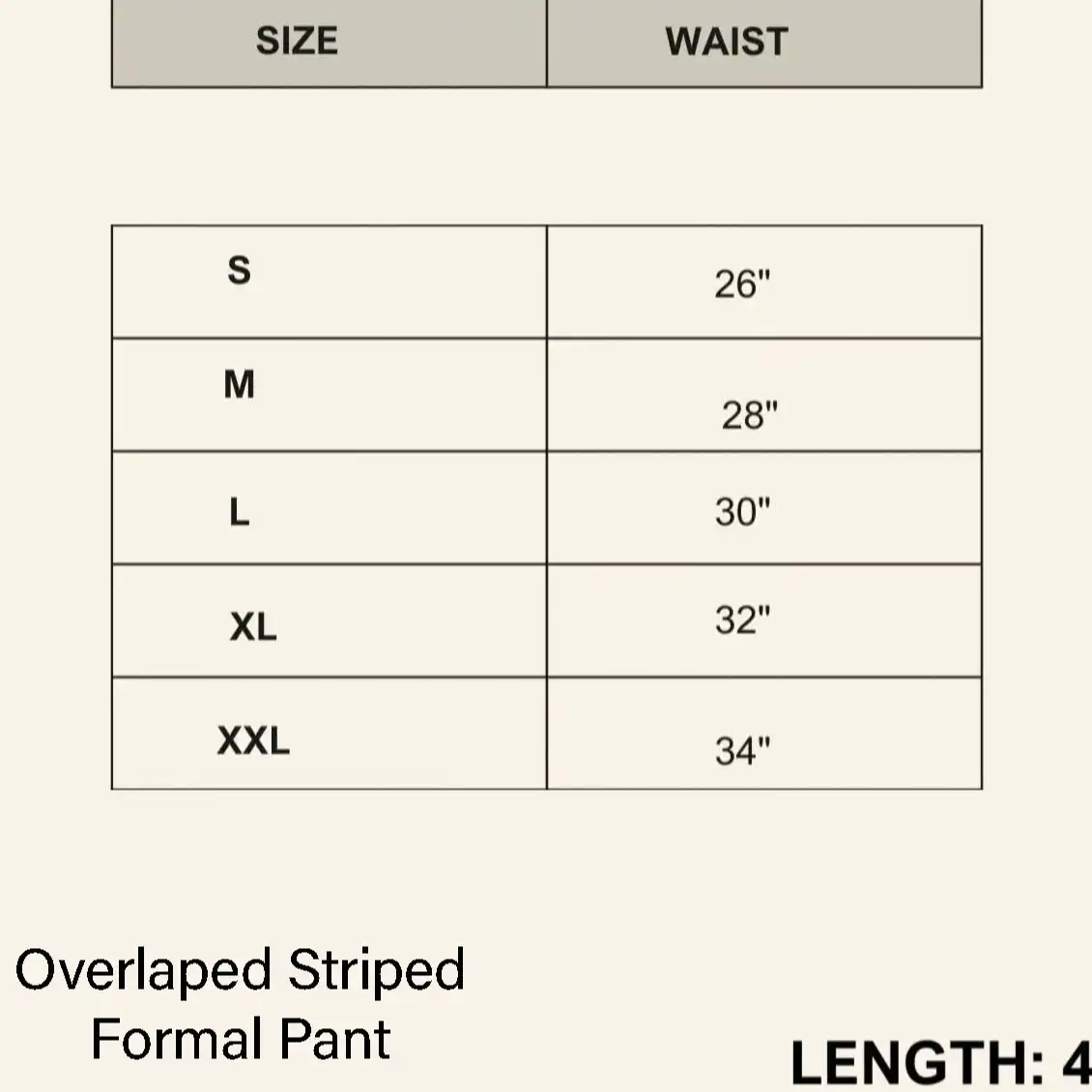 Product image of Overlaped Striped  Formal Pant