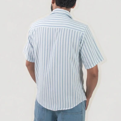 Blue Lined Shirt