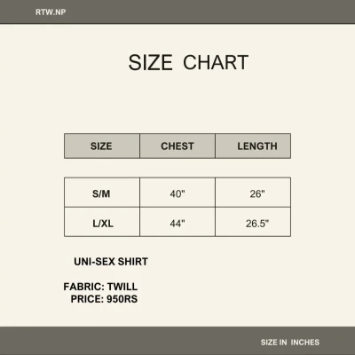 Mens Box fit Shirt
