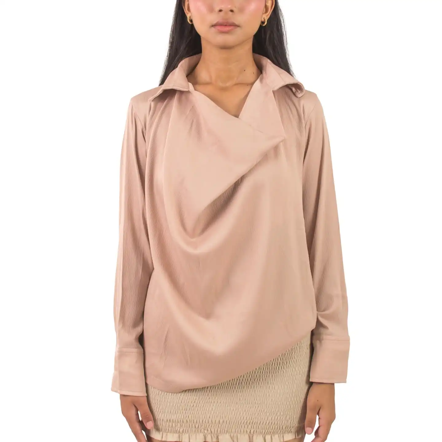 Product image of Silk Cowl neck shirt