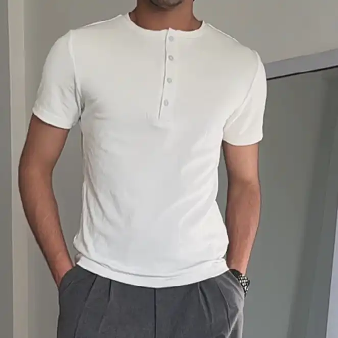 Product image of Henley tee