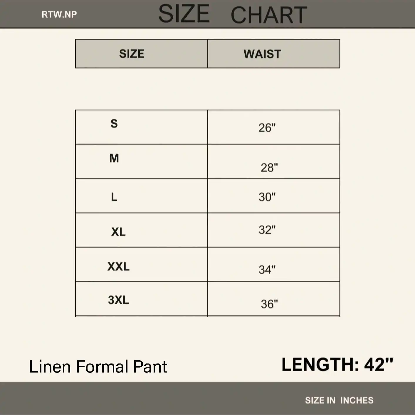 Product image of Linen Formal Pant