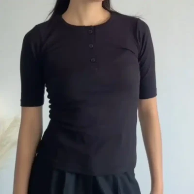 Female Henley Tee