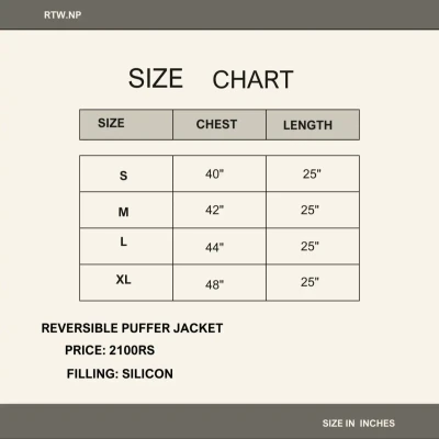 Reversable  Puffer Jacket