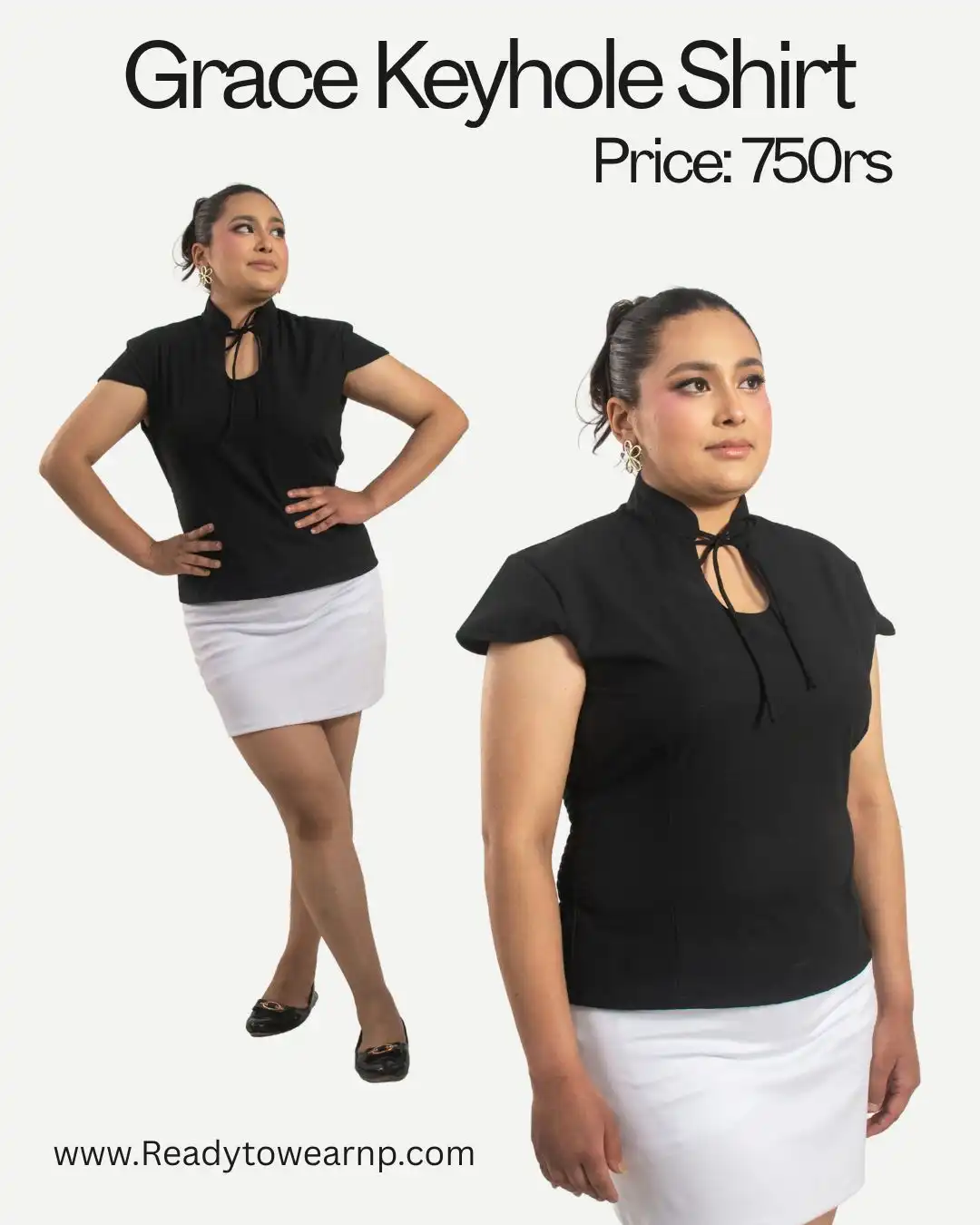 Product image of Grace Keyhole Shirt