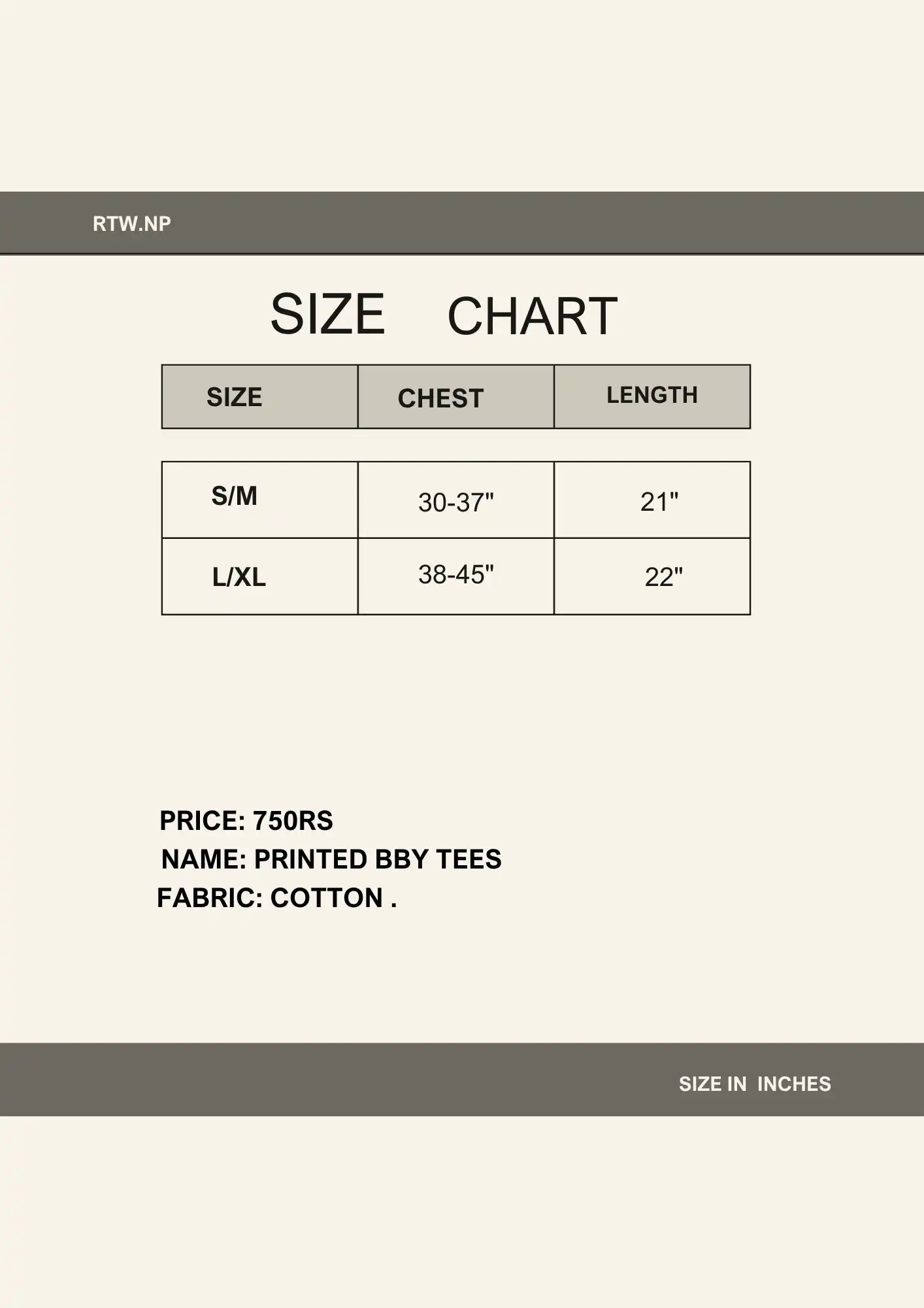 Product image of Printed Baby Tees ( Nepali Edition)