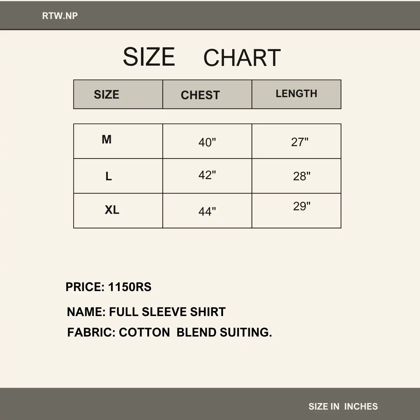 Product image of Full Sleeve Shirt