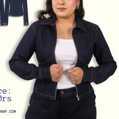 Y2k Full sleeve denim shirt