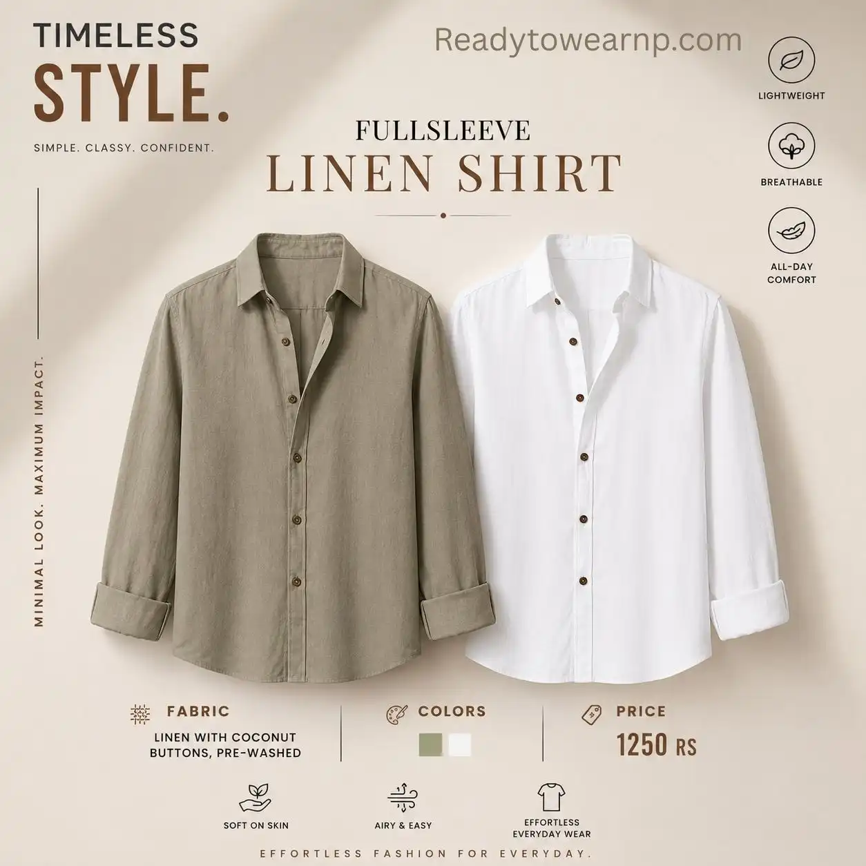 Product image of Linen Full sleeve shirt