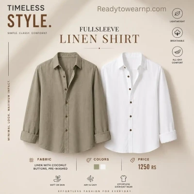 Linen Full sleeve shirt