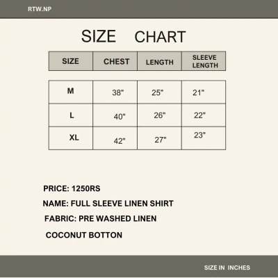 Linen Full sleeve shirt