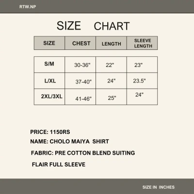 Maiya Cholo Shirt