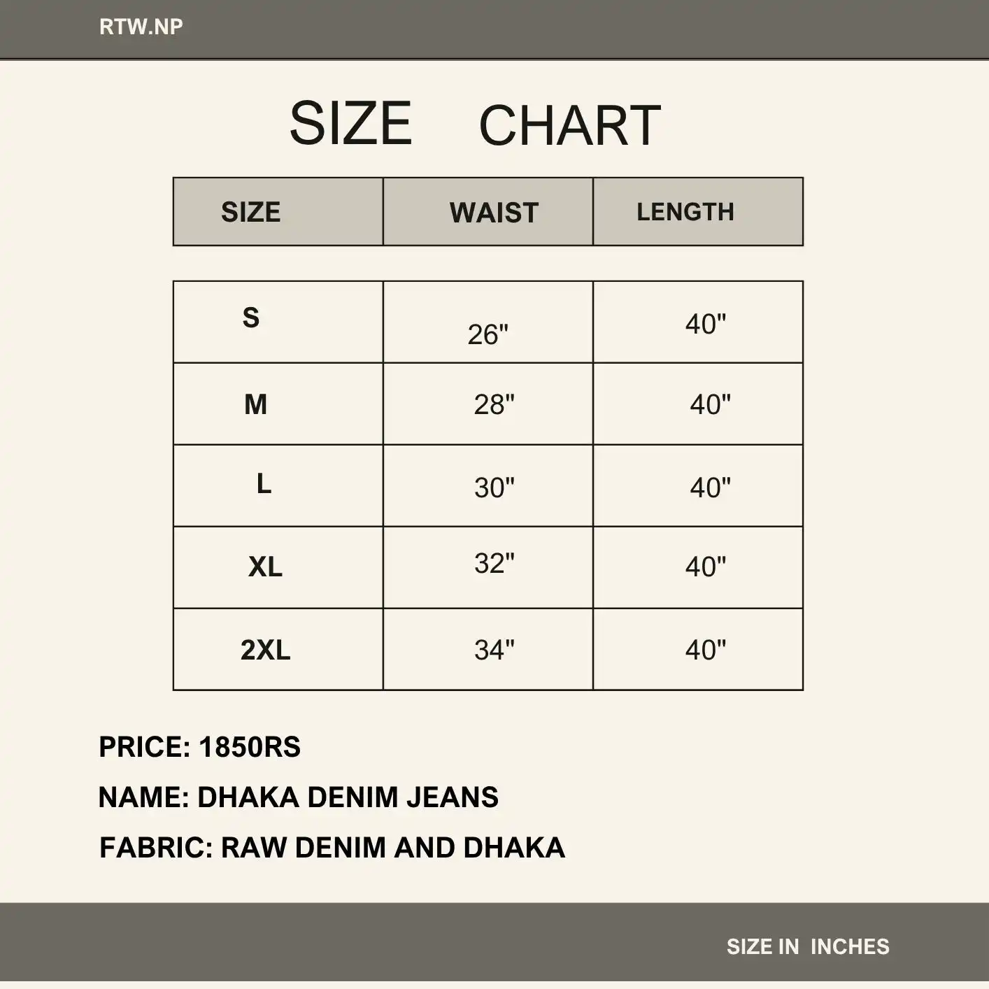 Product image of Dhaka Denim Jeans