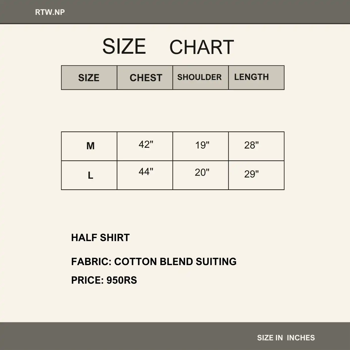 Product image of Half Shirt