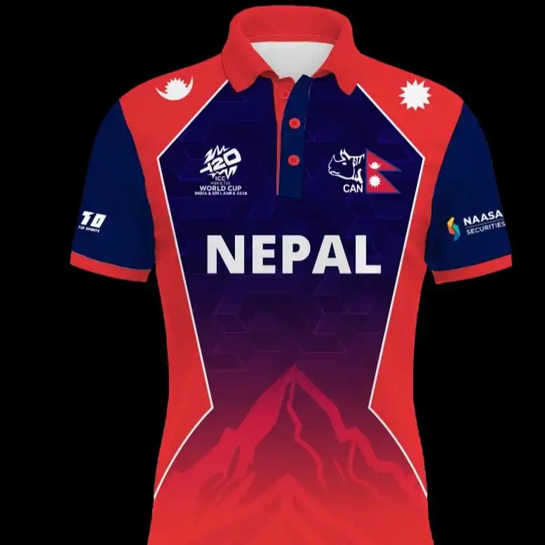Product image of Nepal Cricket World Cup Authentic Replica Jersey