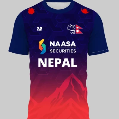 Nepal Cricket Nasa Securities Authentic Replica Jersey