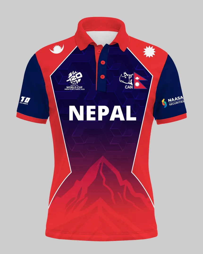 Product image of Nepal Cricket World Cup Authentic Replica Jersey