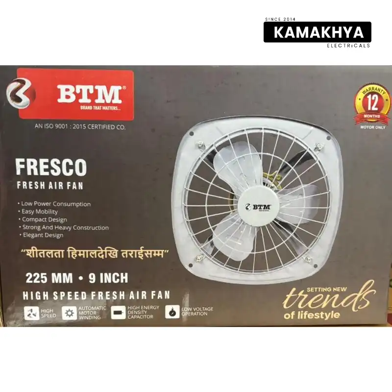 Product image of BTM 2300 RPM Fresco 225mm (9 inch) High Speed Exhaust Fan | 12 Months Warranty