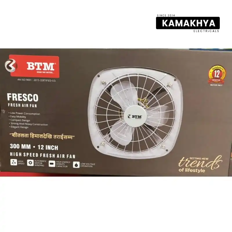 Product image of BTM Fresco 300 mm (12 inch) High Speed Fresh Air Exhaust Fan | 12 Months Warranty