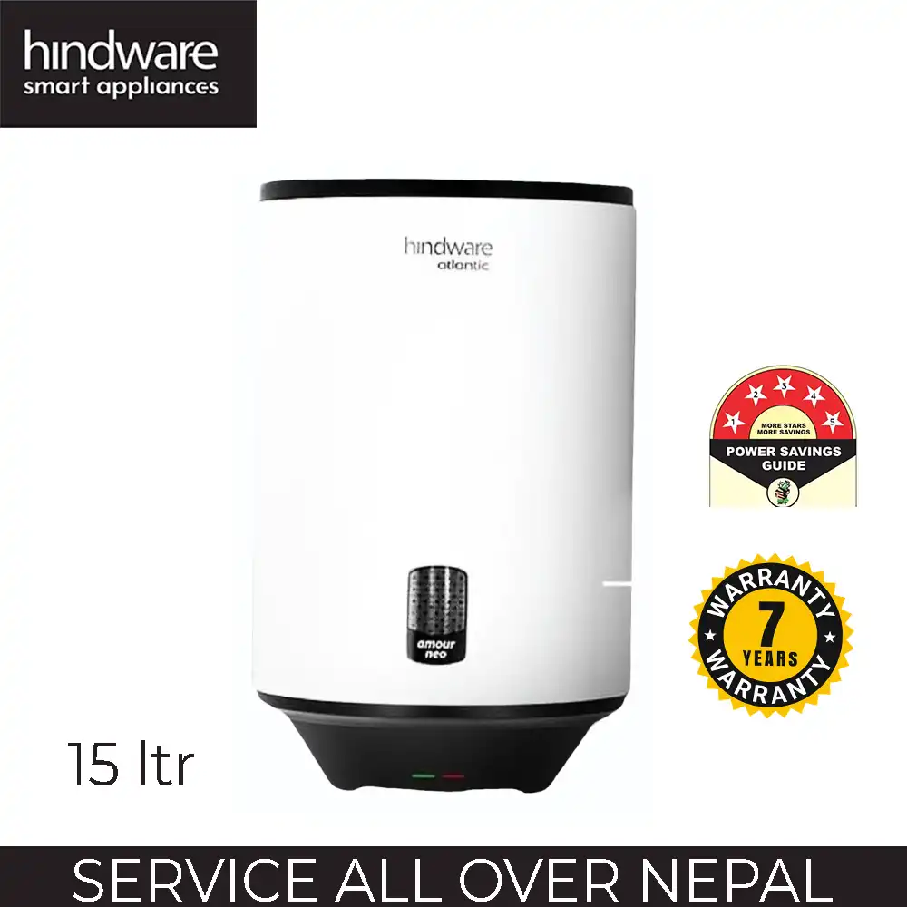 Product image of Hindware alantic AMOUR NEO 15 ltr Electric Water Heater Geyser ( Storage Water Heater ) | 7 Years Warranty