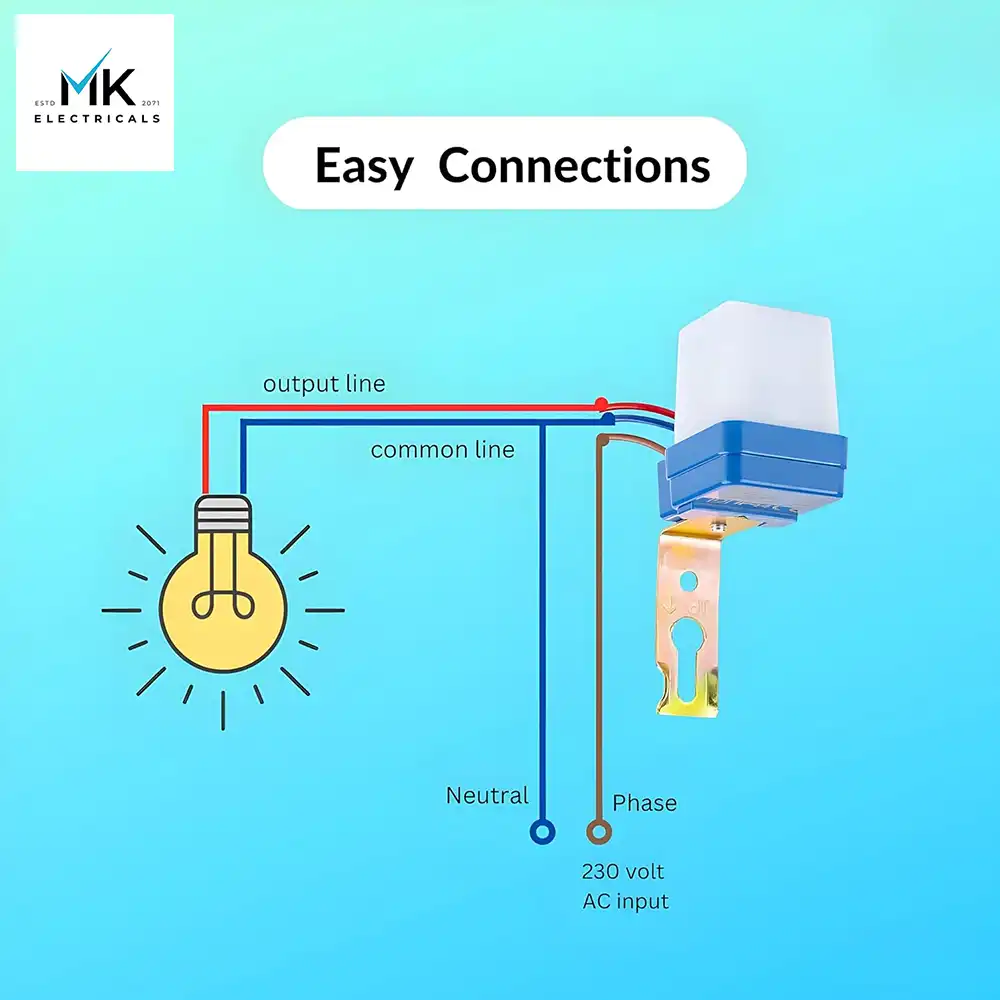 Product image of Automatic Day Night Sensor 220V 10A Photocell LDR Sensor | Photo Control Sensor for Automatic Street Light