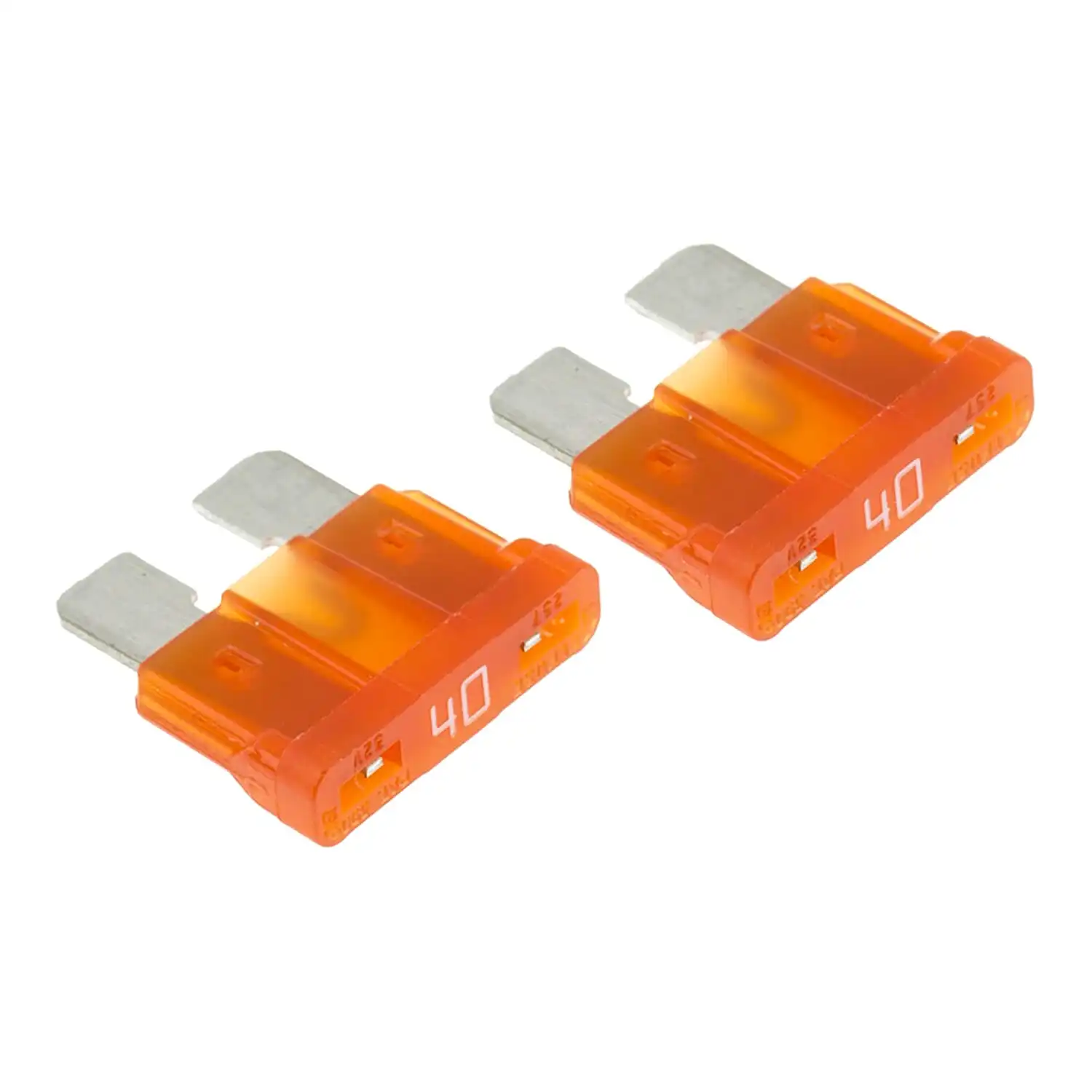 Product image of 2Pcs- Fast Blow Type DC 32V 40A ATO ATS ATC Blade Fuses Size 19x19x5mm Fast Acting Fuse 40 Amp Car Boat Truck Automotive Spare Electrical Circuitry & Parts