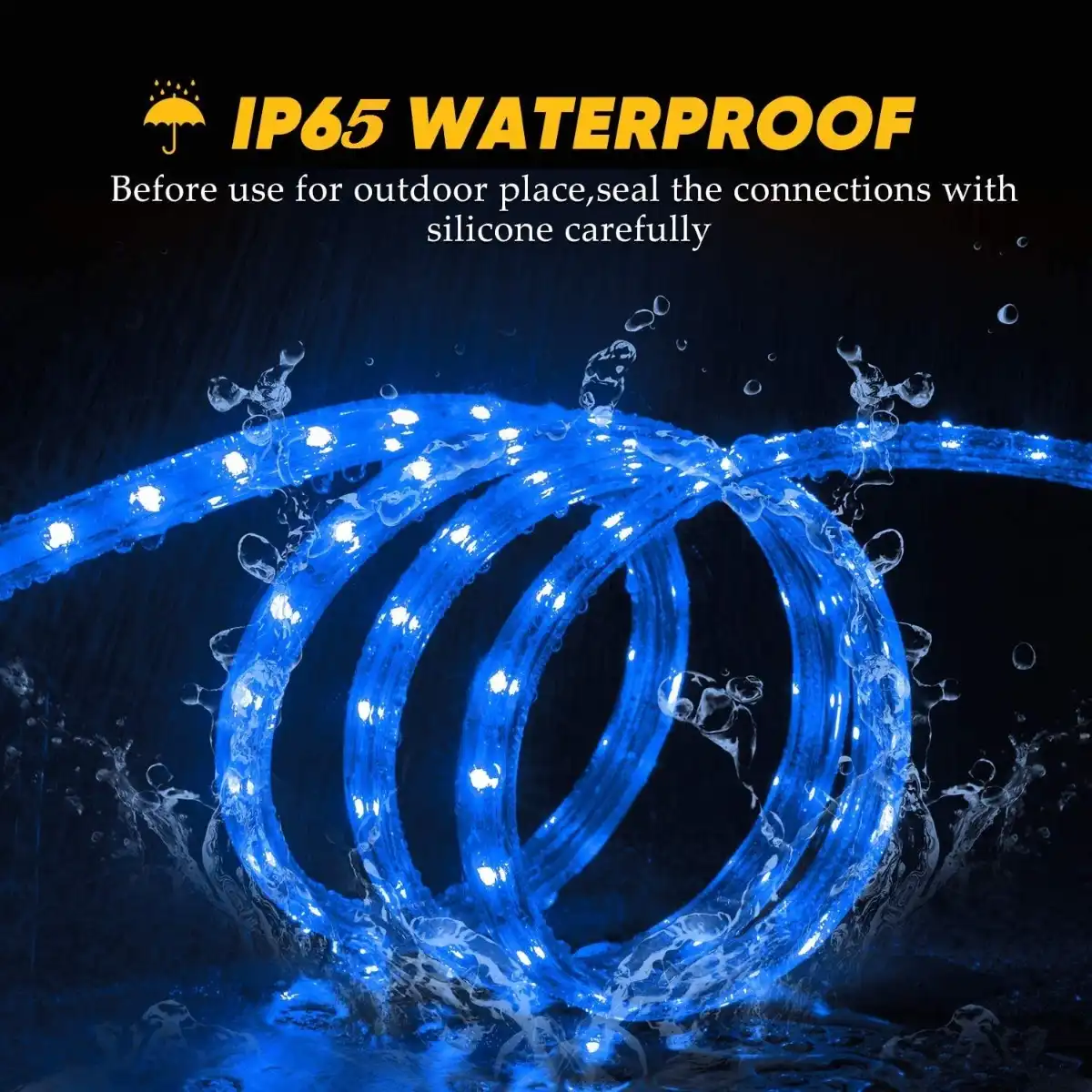 Water Proof 5-70 Mtr LED Rope Light | Blue Strip Lights