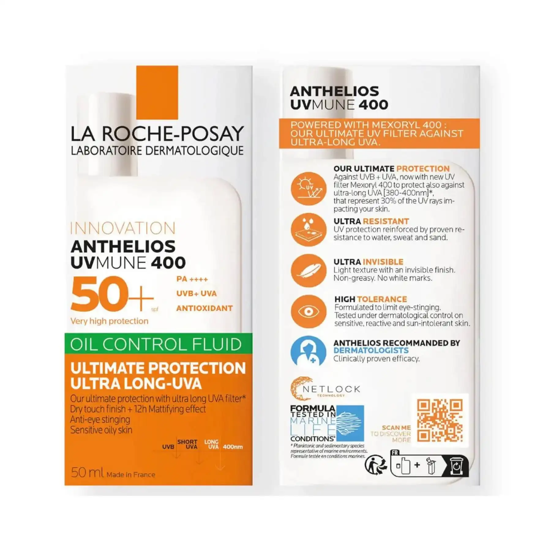 Product image of La Roche Posay Anthelios UVMune 400 Oil Control Fluid SPF50 50ml