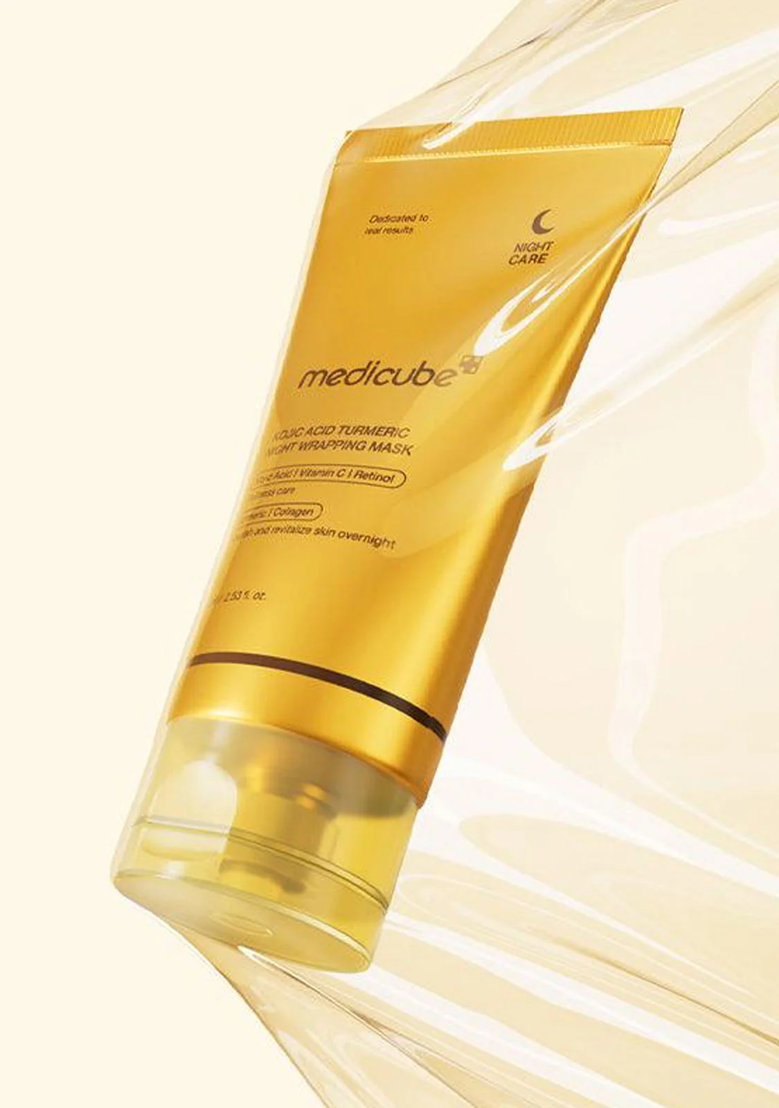 Product image of Medicube Kojic Acid Turmeric Gel Mask + FREE SILICONE APPLICATOR