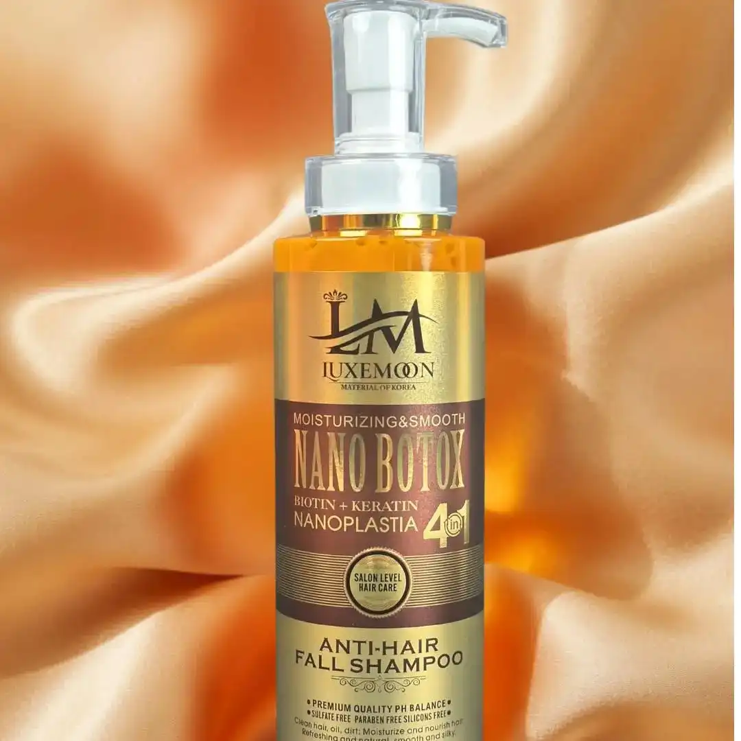 Product image of LuxeMoon Nano Botox 3 Products Set (Shampoo + Hair serum + Hair mask )